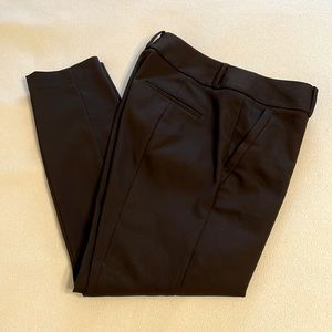 Loft Julie Skinny Black Ankle Pants Size 6